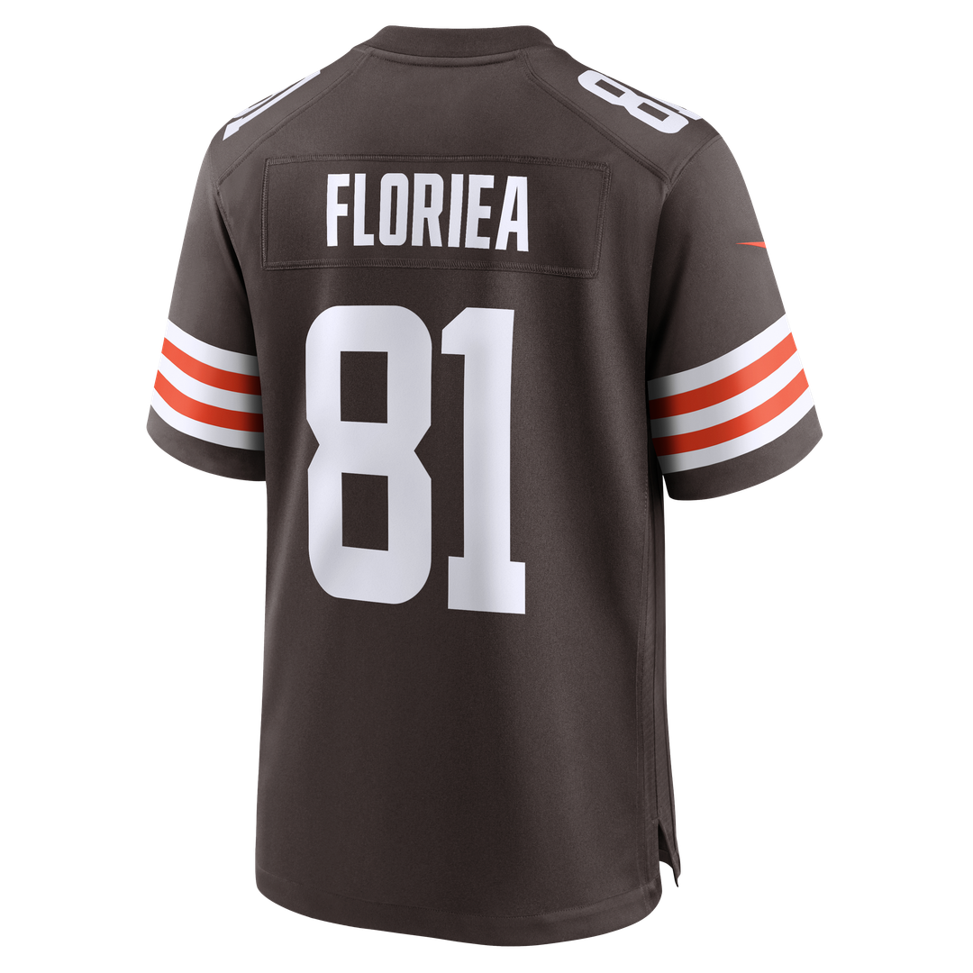 Luke Floriea Cleveland Browns Team Game Jersey - Brown