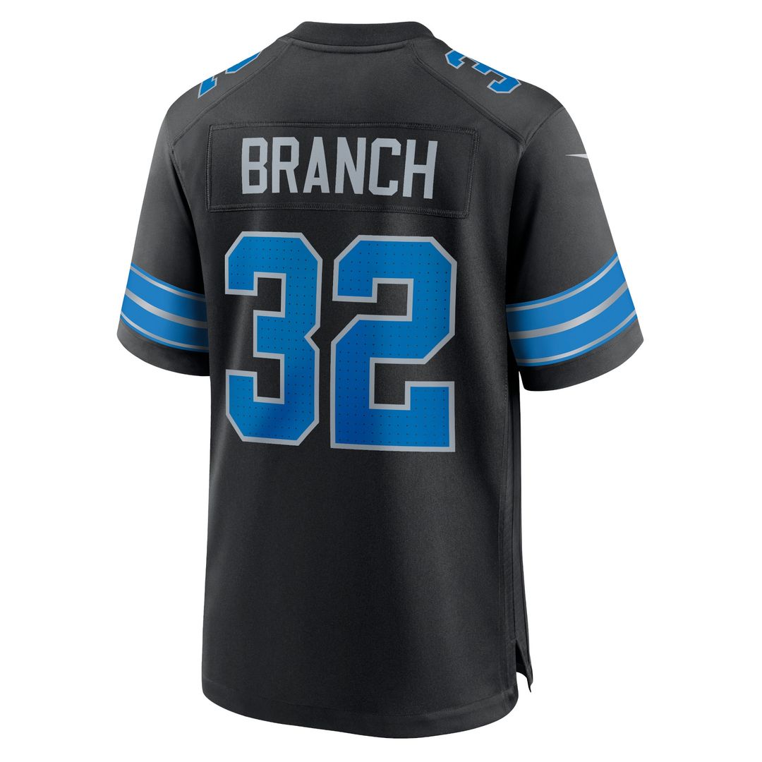 Brian Branch Detroit Lions White Game Jersey - White
