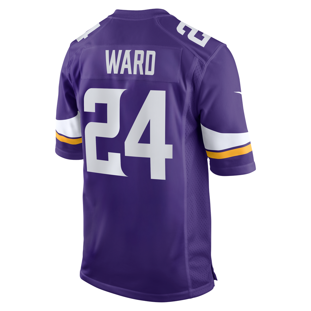 Jay Ward Minnesota Vikings Team Game Jersey - Purple