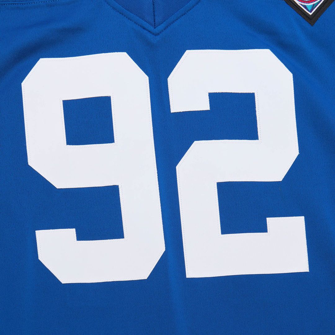 Michael Strahan New York Giants 1994 Authentic Throwback Retired Player Jersey - Royal