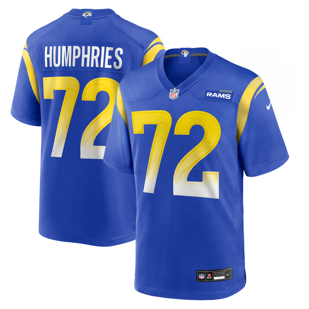 D.J. Humphries Los Angeles Rams Team Game Jersey - Royal