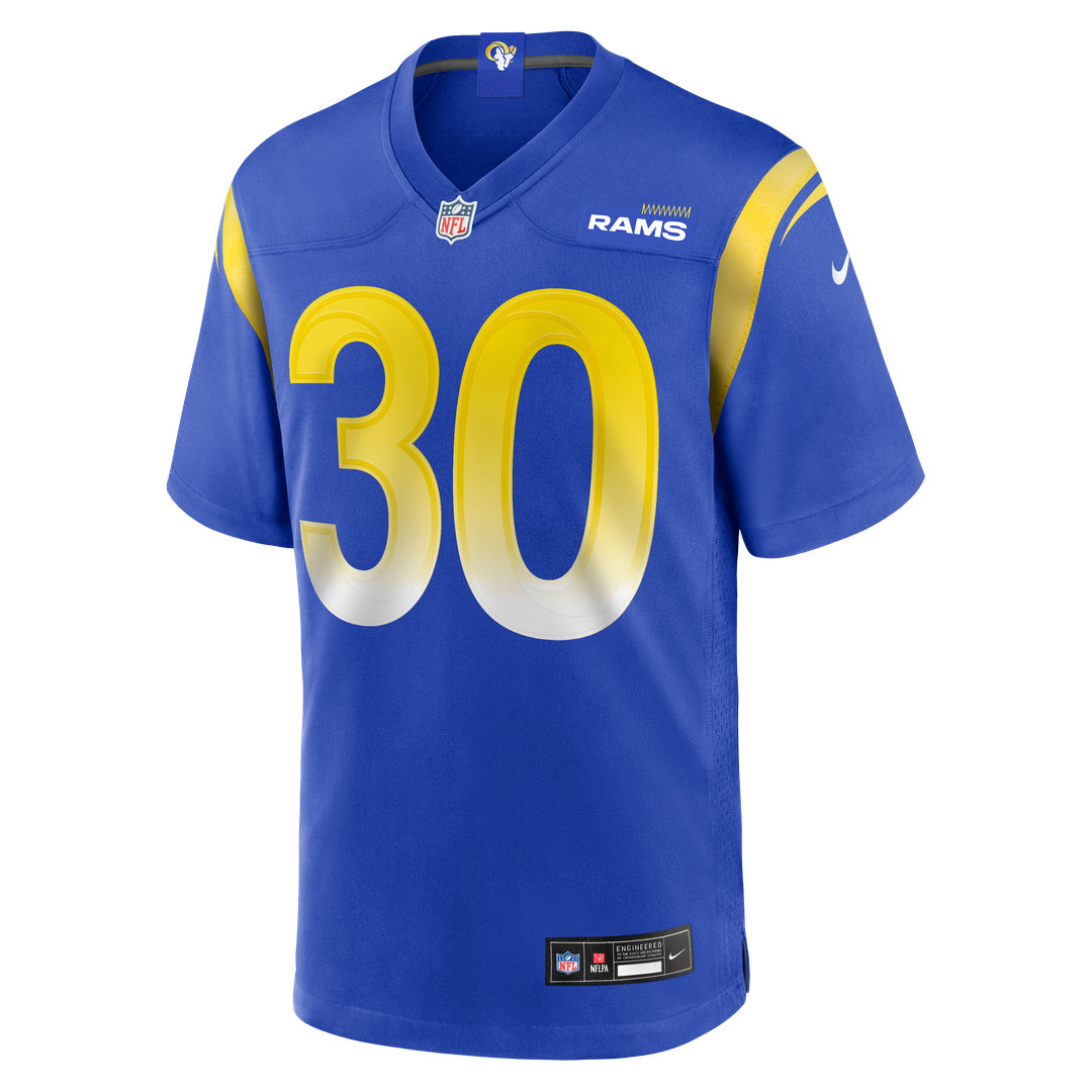 Josh Wallace Los Angeles Rams Game Jersey - Royal