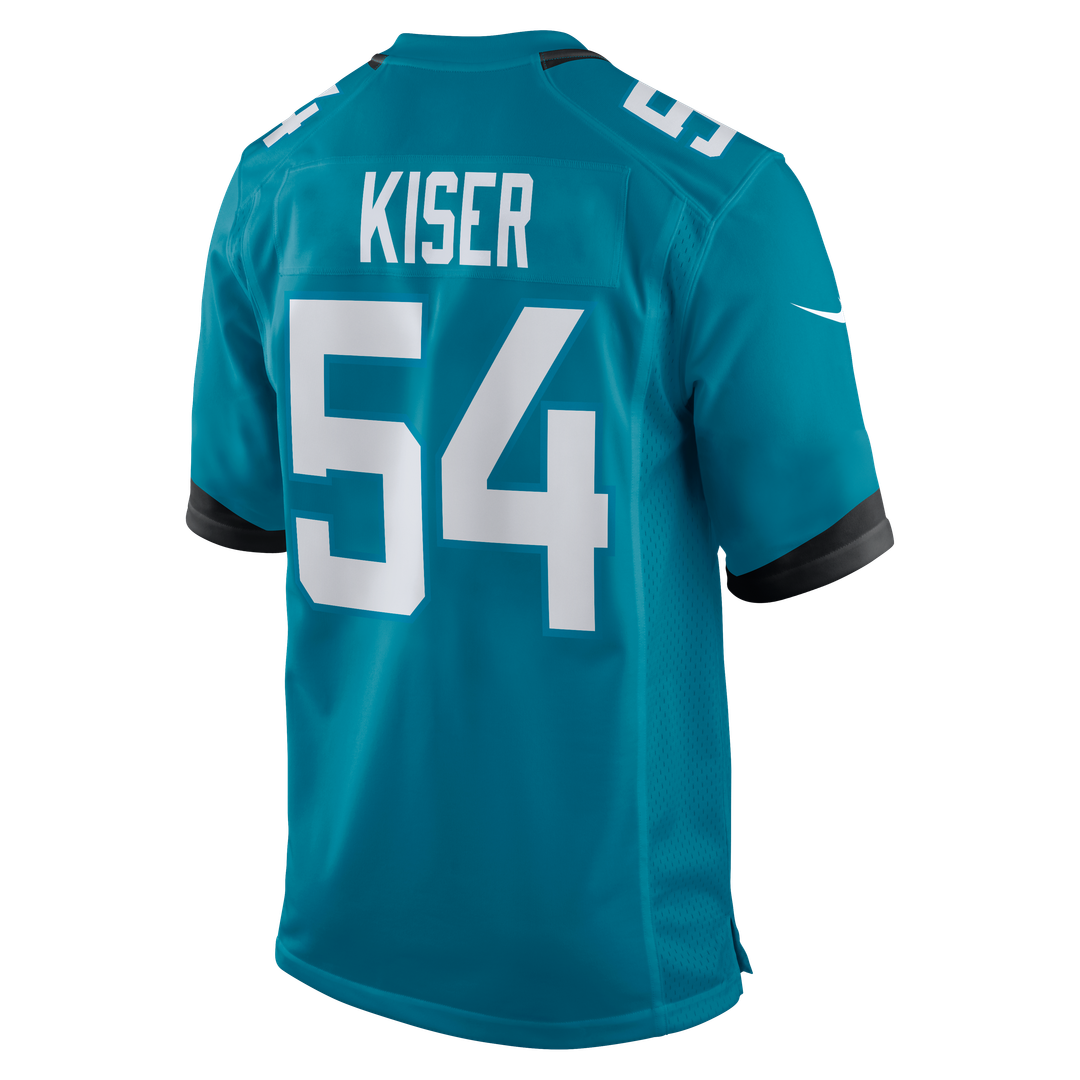 Jack Kiser Jacksonville Jaguars Team Game Jersey - Teal