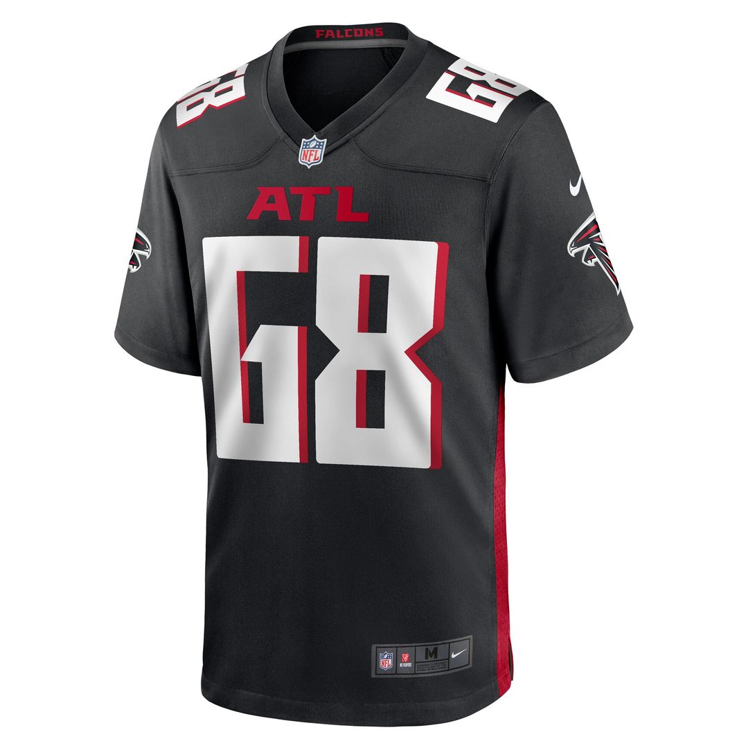 Kyle Hinton Atlanta Falcons Team Game Jersey - Black