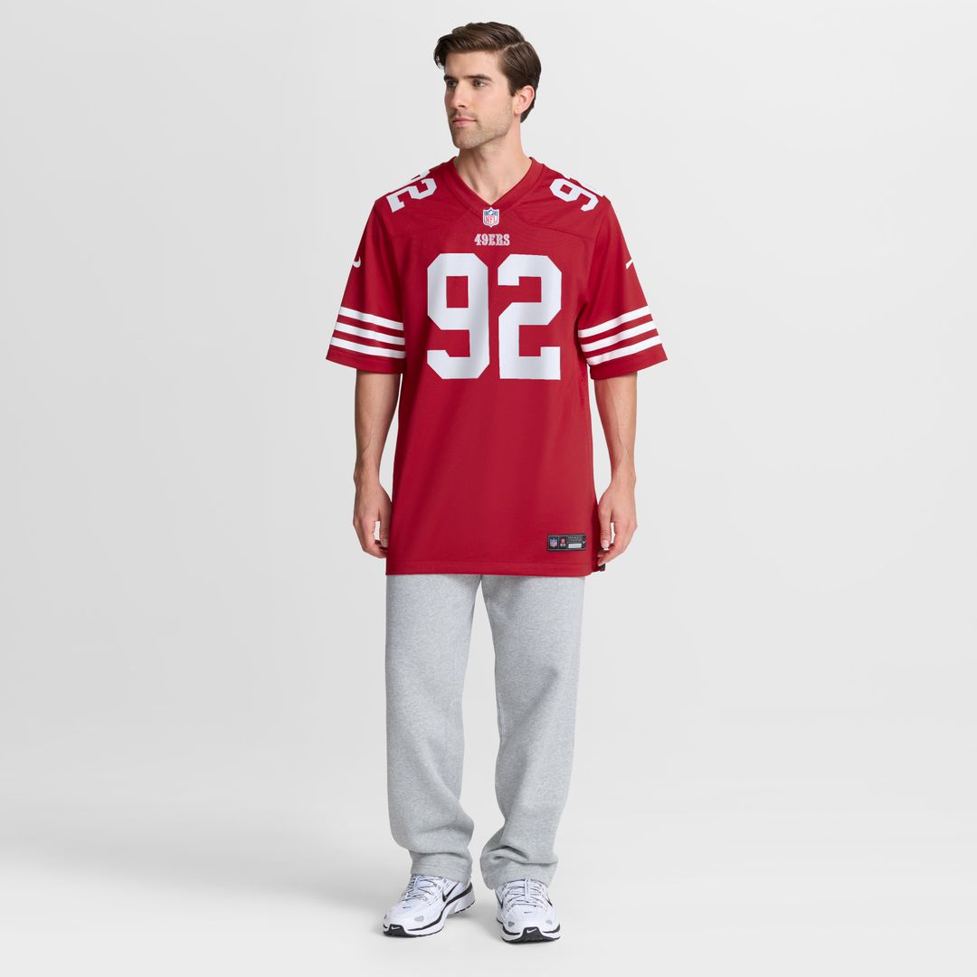 Yetur Gross-Matos San Francisco 49ers Team Game Jersey - Scarlet