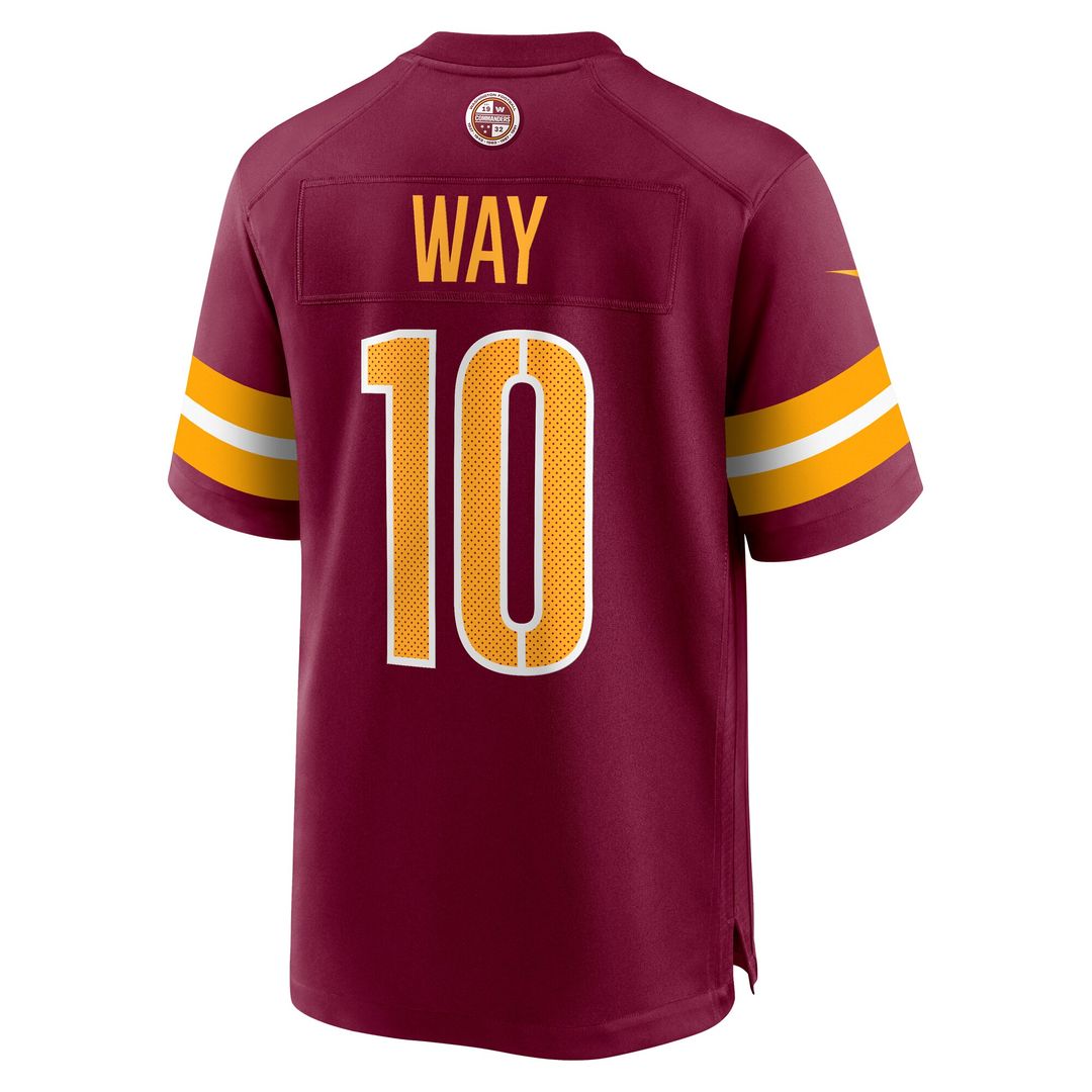 Tress Way Washington Commanders Game Jersey - White