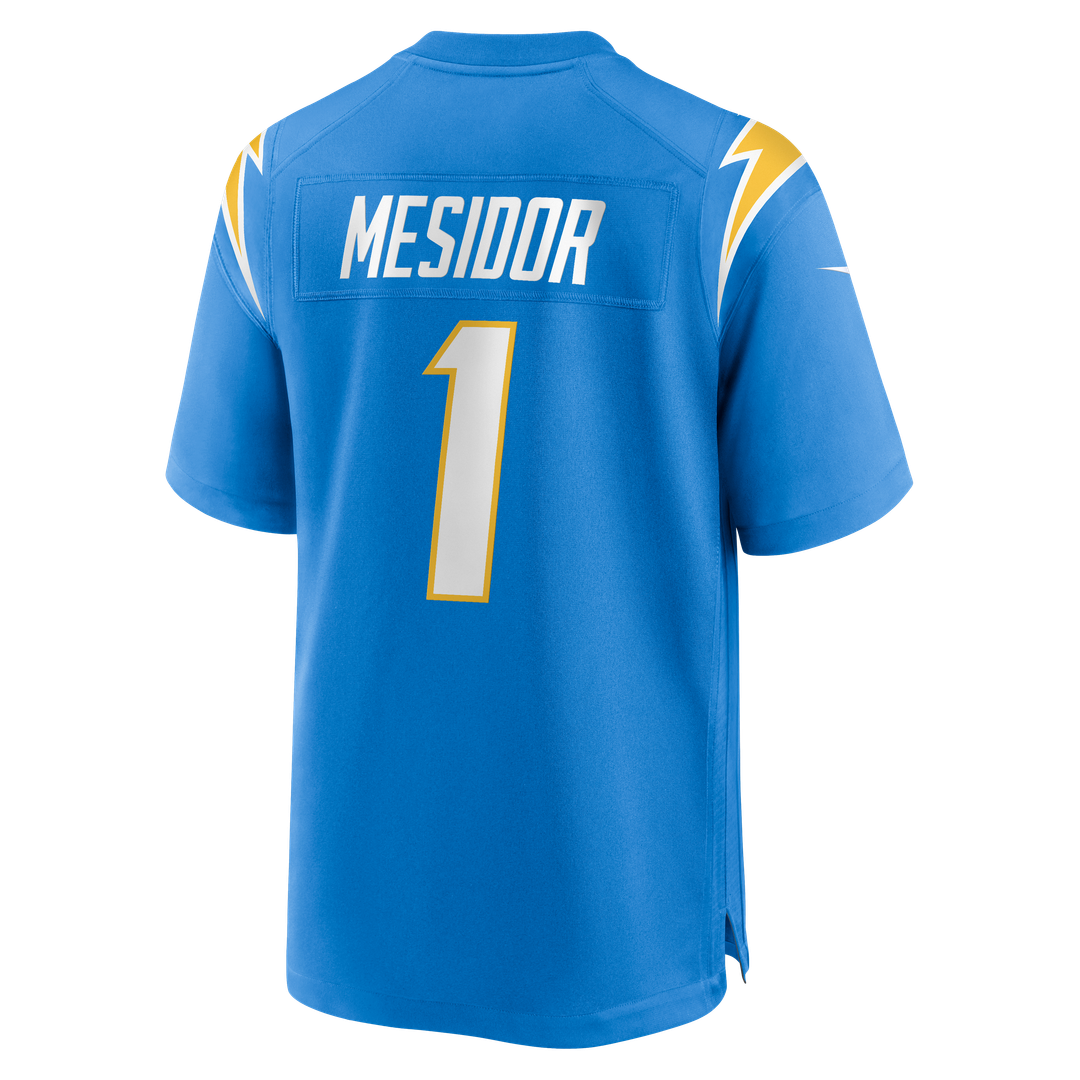 Akheem Mesidor Los Angeles Chargers 2026 NFL Draft First Round Pick No. 22 Team Game Jersey - Powder Blue
