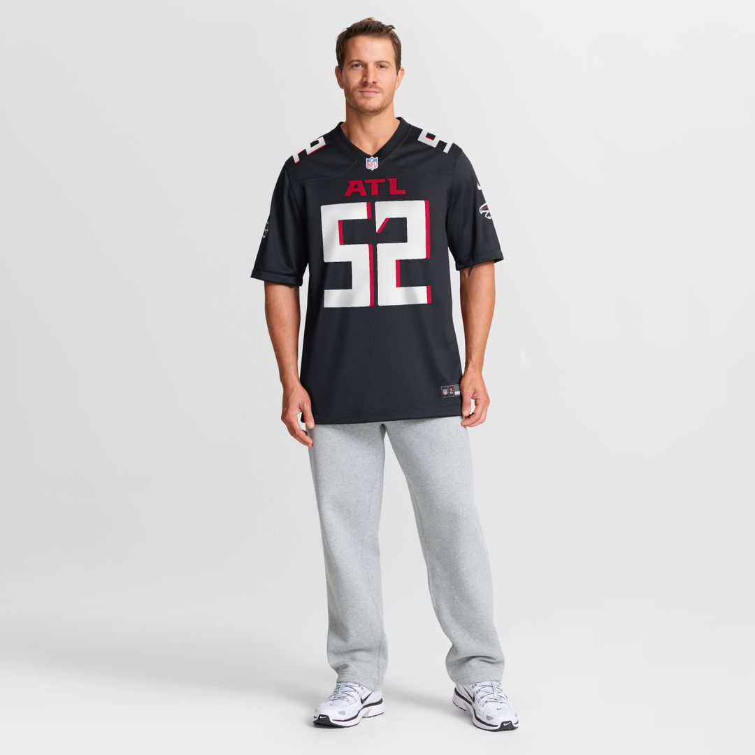 Jovaughn Gwyn Atlanta Falcons Team Game Jersey - Black