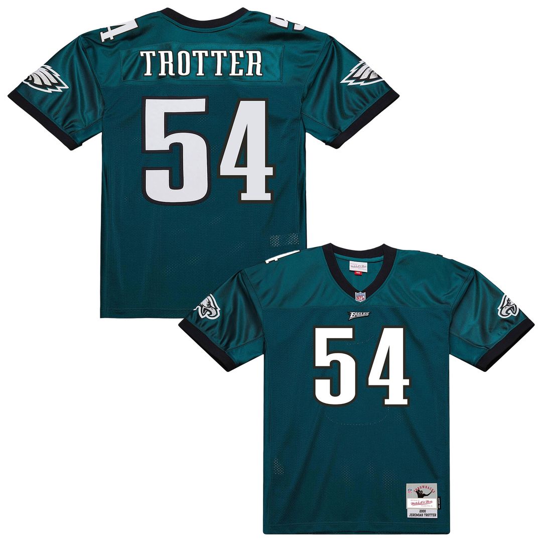 Jeremiah Trotter Philadelphia Eagles 2000 Legacy Throwback Replica Jersey - Green