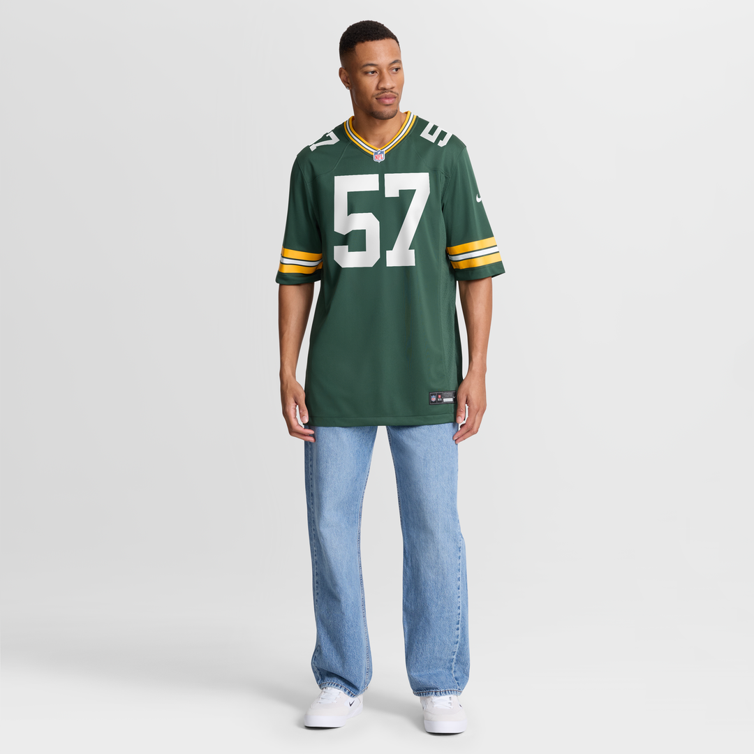 Brenton Cox Jr. Green Bay Packers Game Jersey - Green