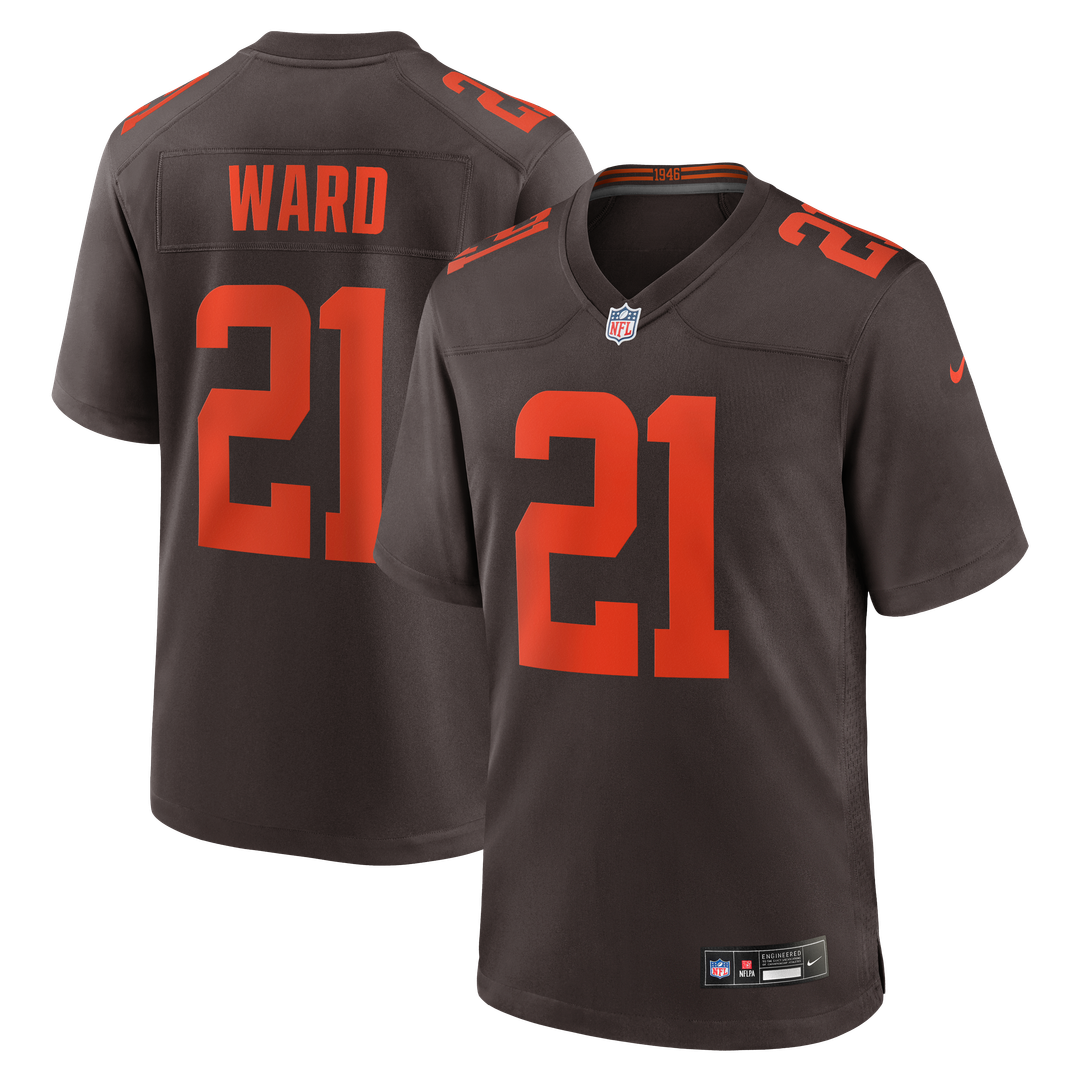 Denzel Ward Cleveland Browns Alpha Dawg Game Jersey - Brown