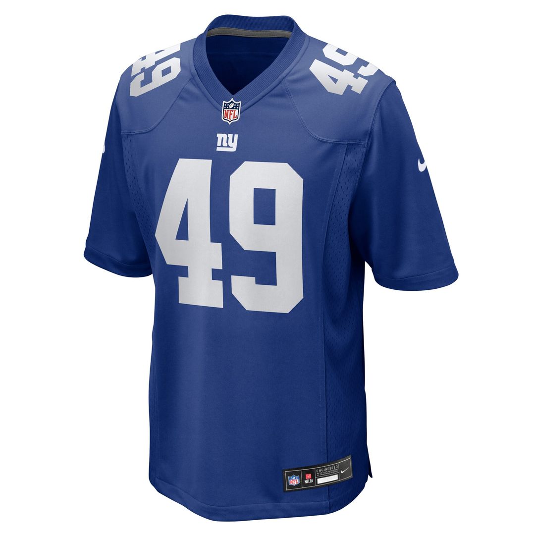 Chris Board New York Giants Team Game Jersey - Royal