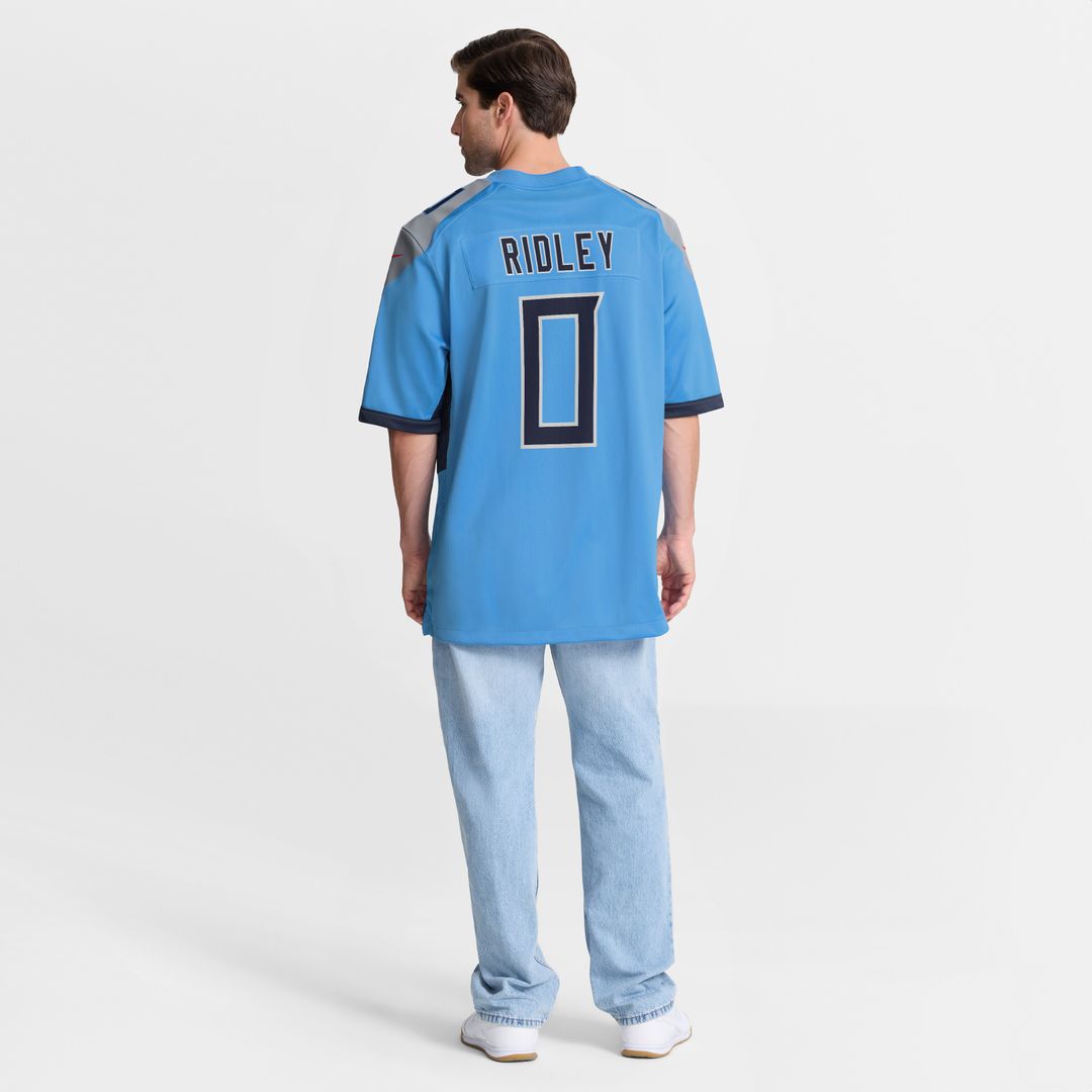 Calvin Ridley Tennessee Titans Team Game Jersey - Light Blue
