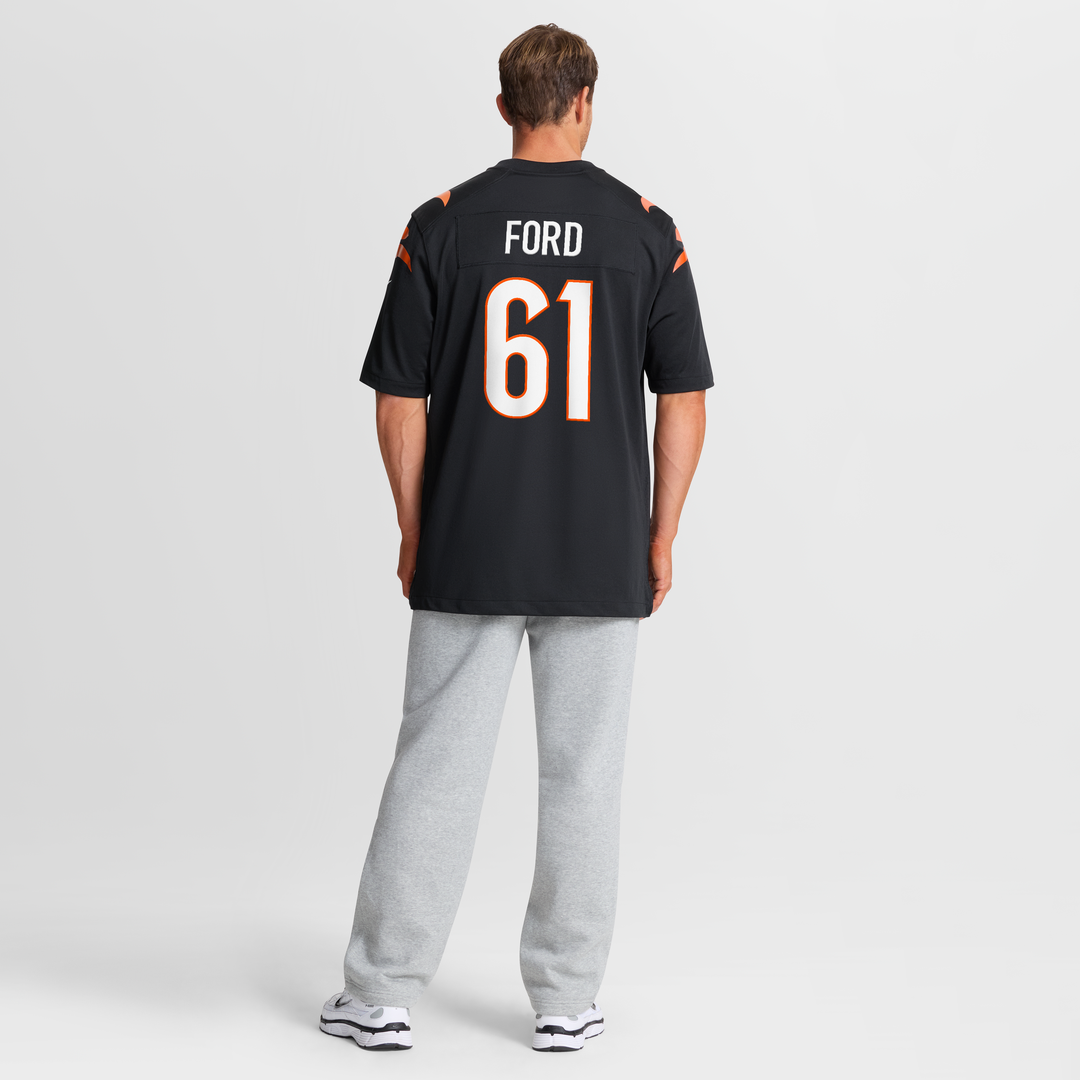 Cody Ford Cincinnati Bengals Game Jersey - Black