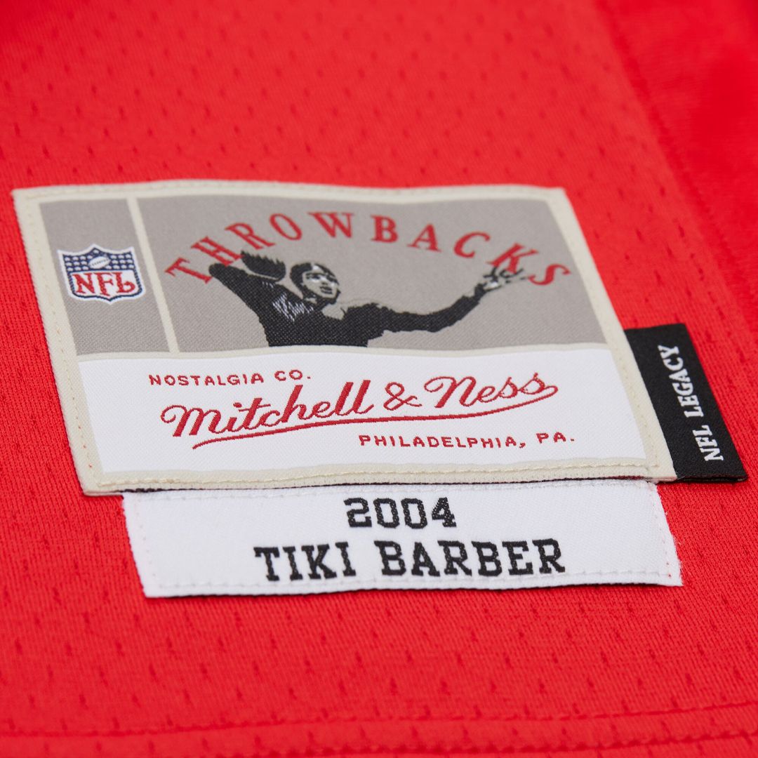 Tiki Barber New York Giants 2004 Legacy Replica Jersey - Red