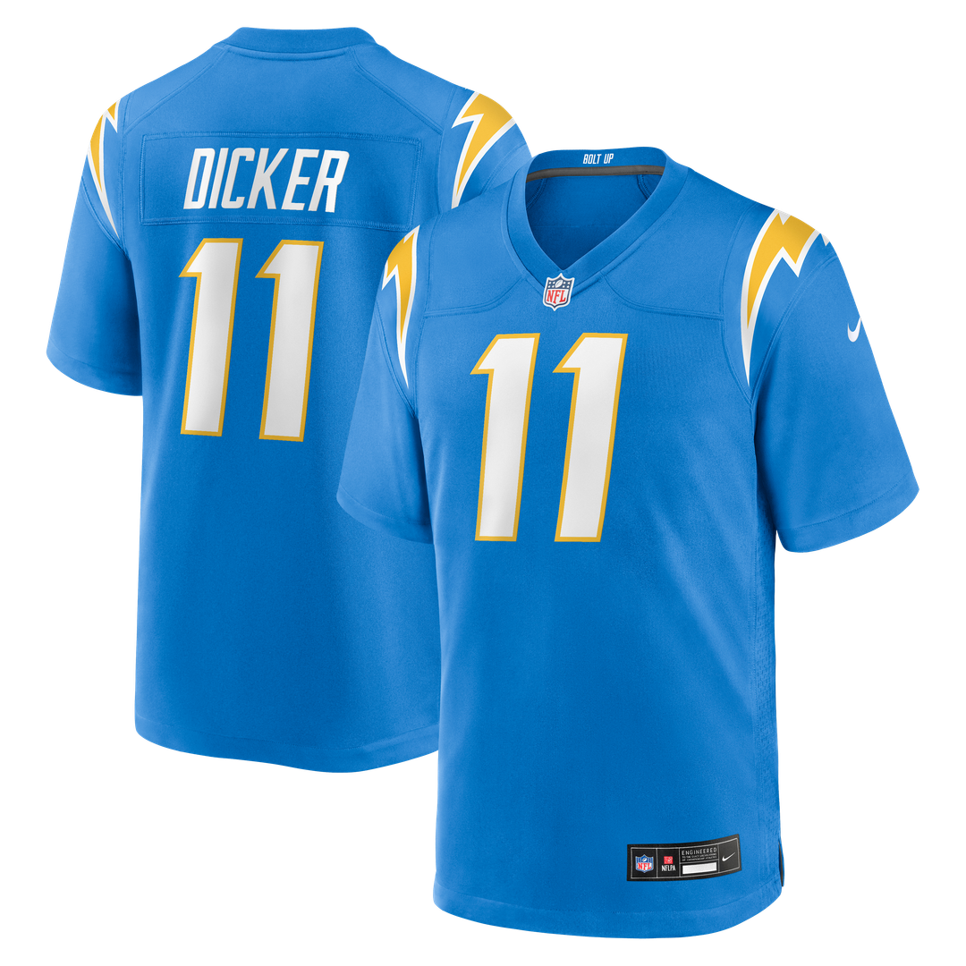 Cameron Dicker Los Angeles Chargers Game Jersey - Powder Blue