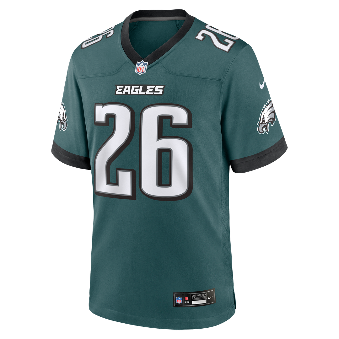 Saquon Barkley Philadelphia Eagles Alternate Game Jersey - Black