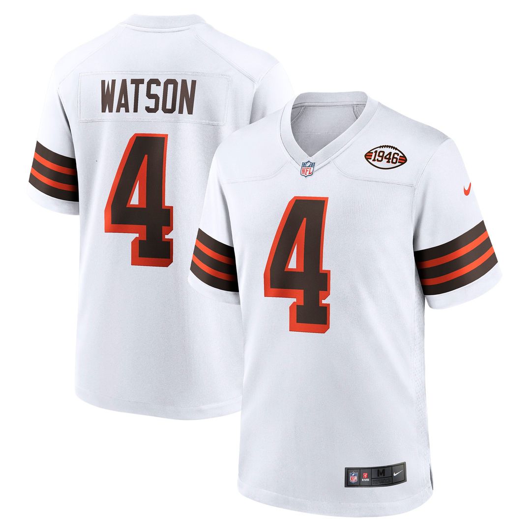 Deshaun Watson Cleveland Browns Alternate Game Jersey - White