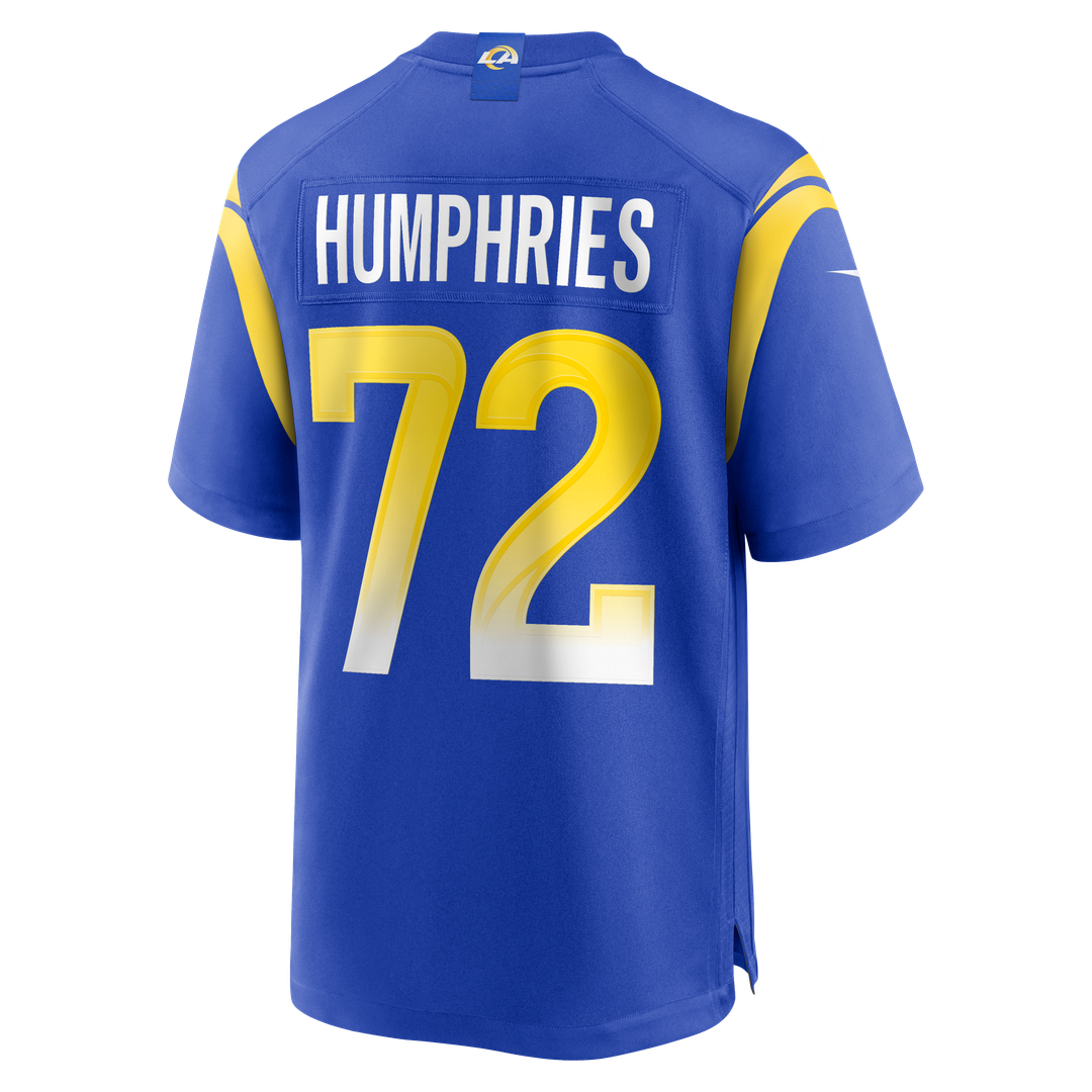D.J. Humphries Los Angeles Rams Team Game Jersey - Royal