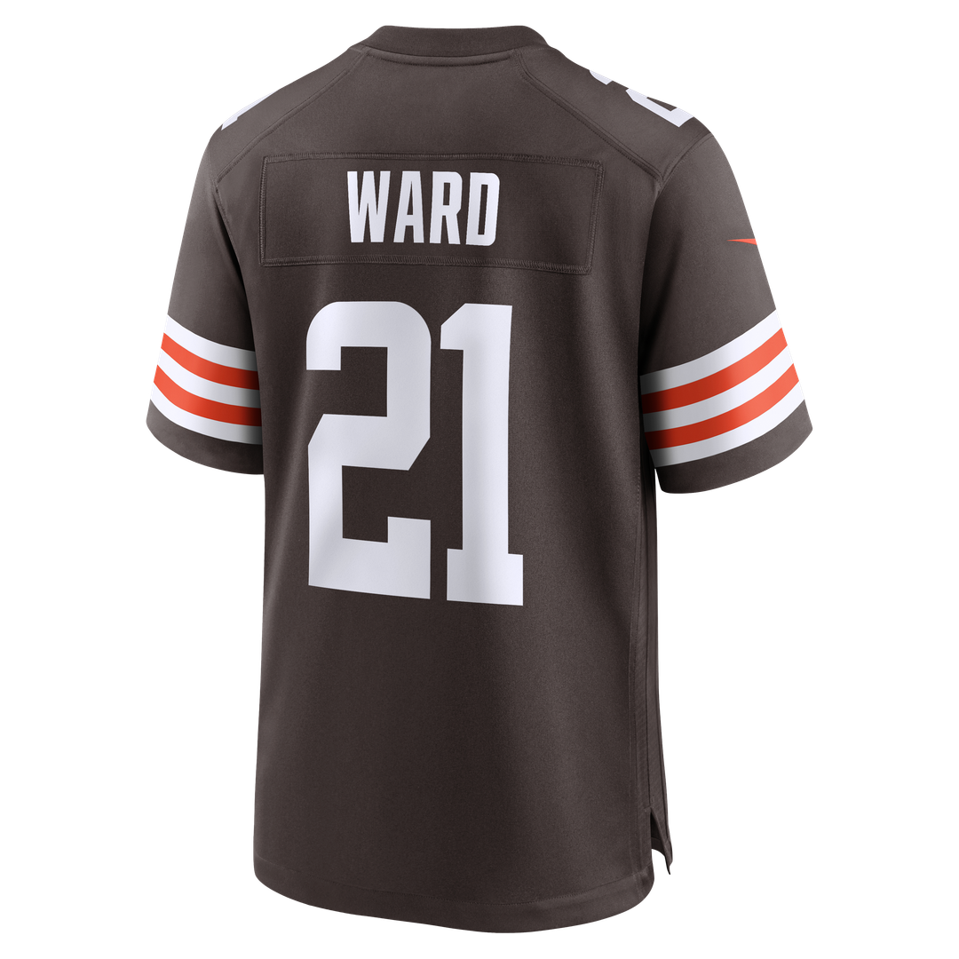 Denzel Ward Cleveland Browns Player Game Jersey - Brown