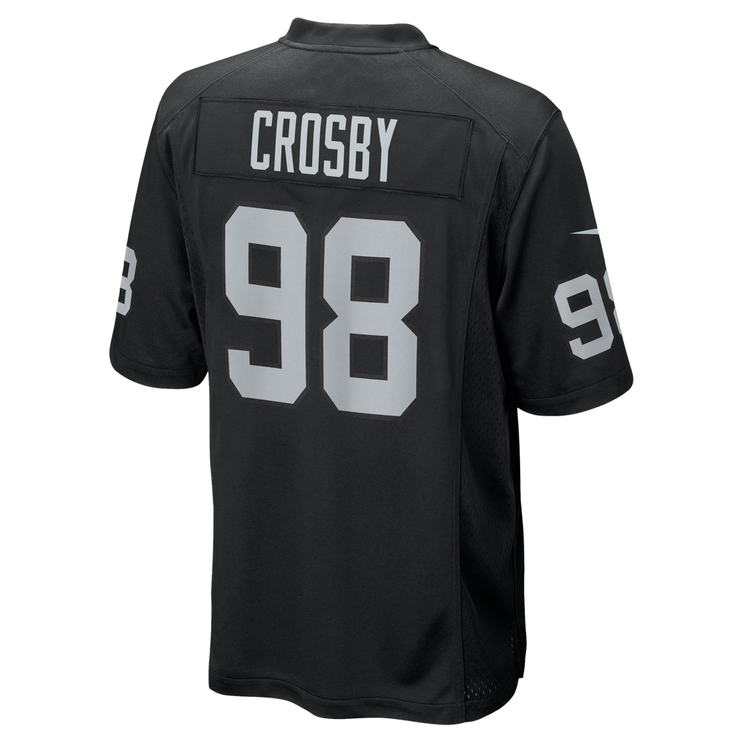 Maxx Crosby Las Vegas Raiders Game Jersey - Black