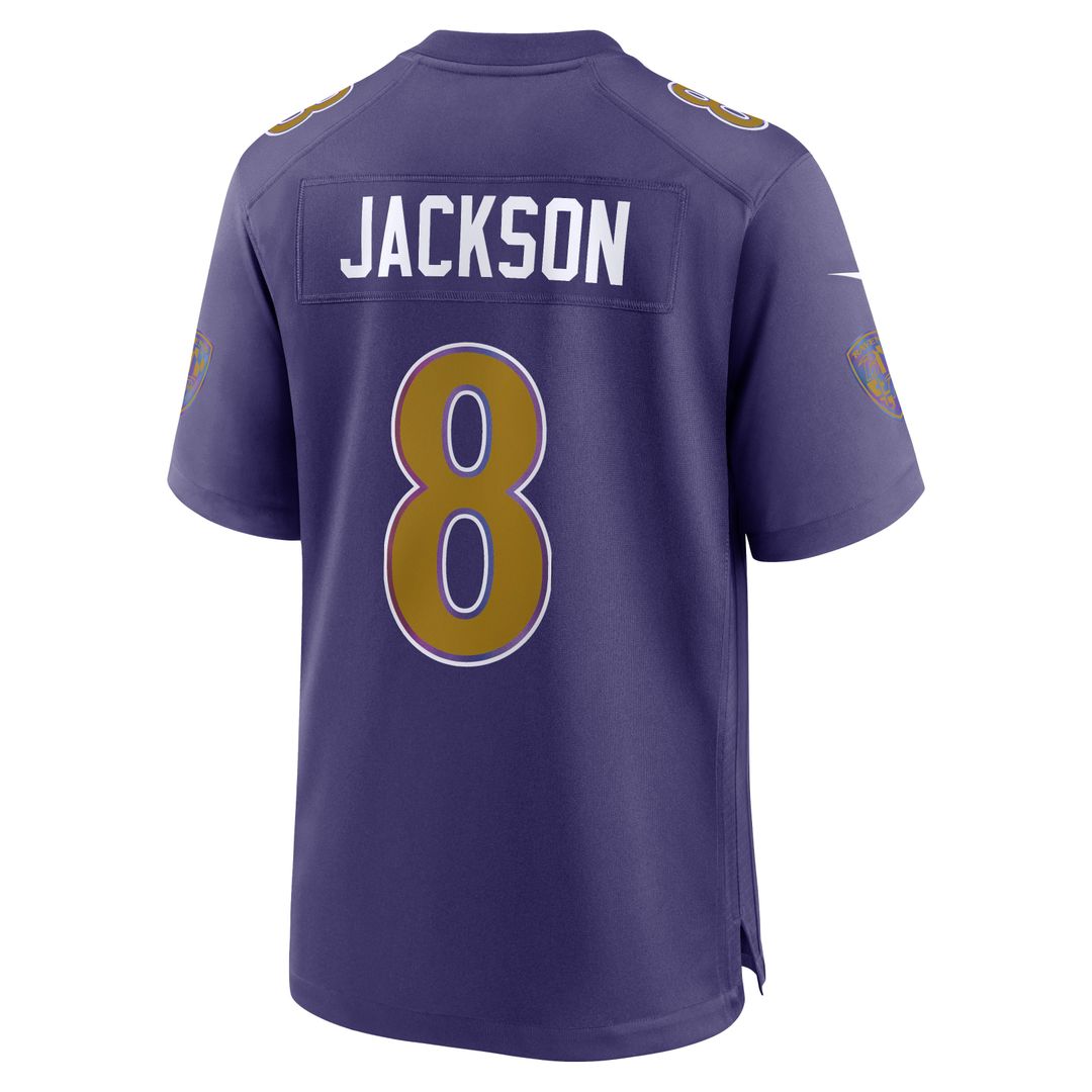 Lamar Jackson Baltimore Ravens Alternate Game Jersey - Black
