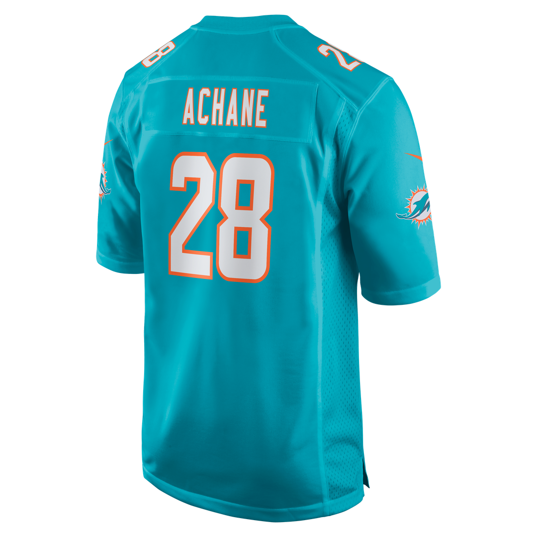 Devon Achane Miami Dolphins Player Game Jersey - Aqua