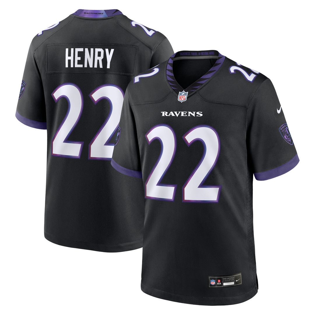 Derrick Henry Baltimore Ravens Alternate Game Jersey - Purple