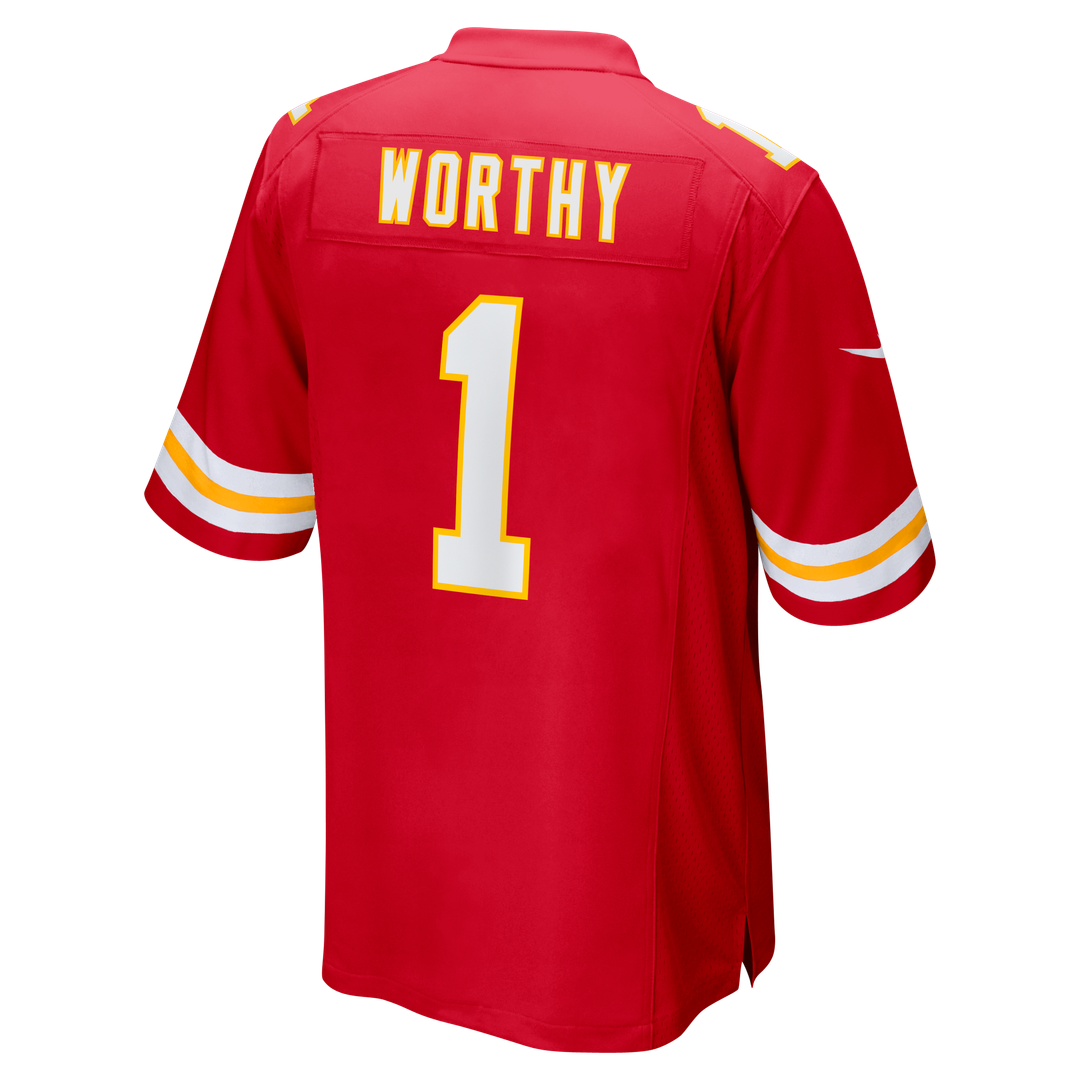 Xavier Worthy Kansas City Chiefs Player Game Jersey - Red