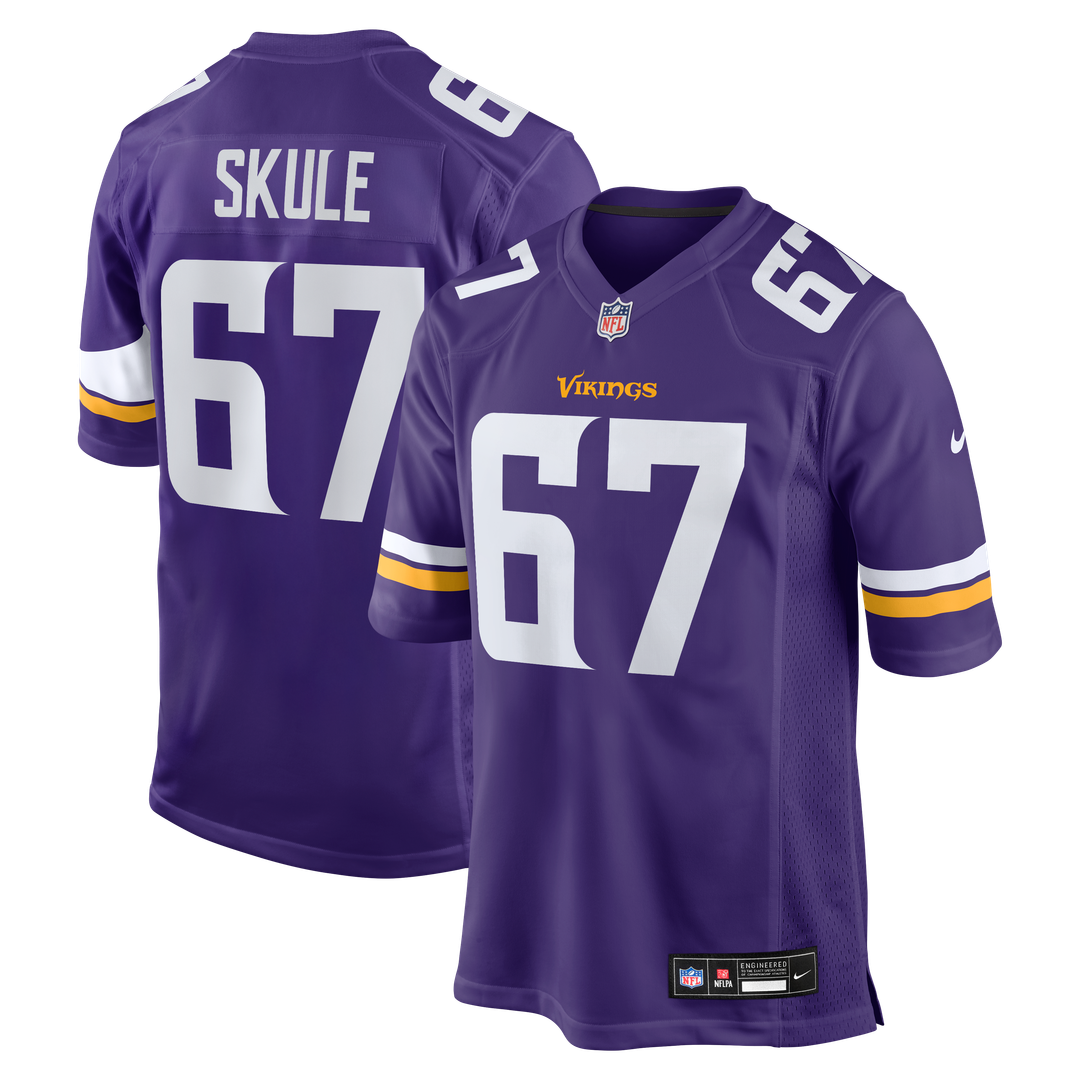 Justin Skule Minnesota Vikings Team Game Jersey - Purple