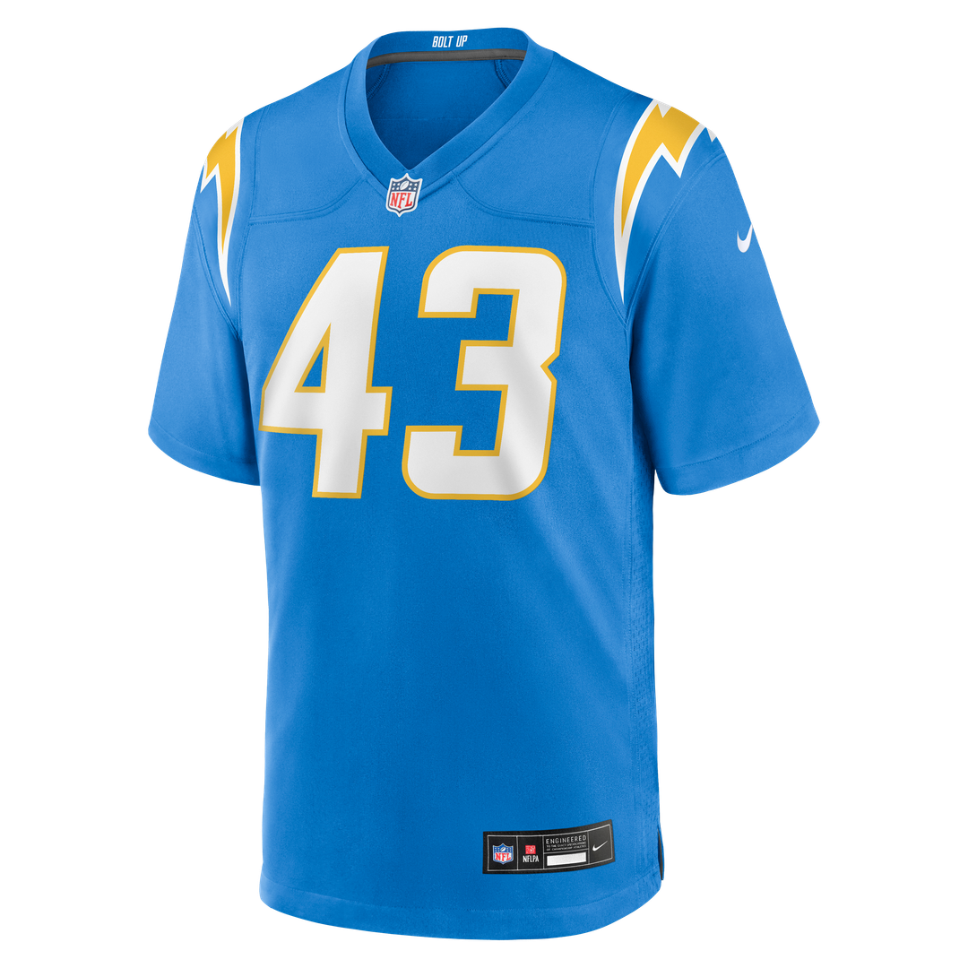 Troy Dye Los Angeles Chargers Game Jersey - Powder Blue