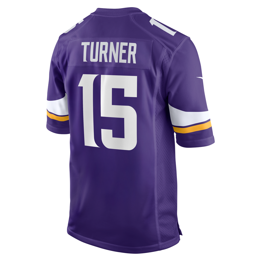 Dallas Turner Minnesota Vikings Player Game Jersey - Purple