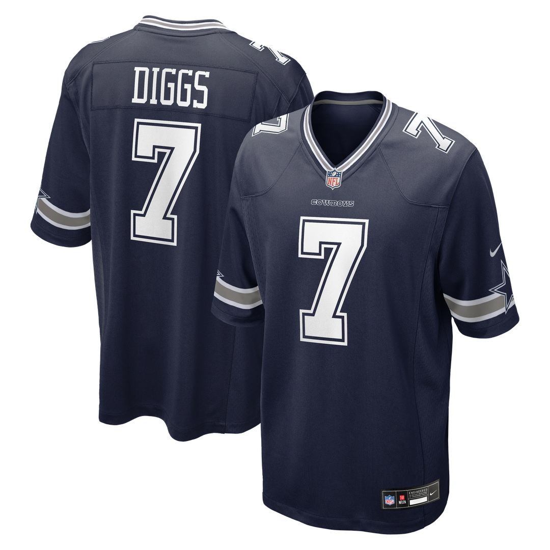 Trevon Diggs Dallas Cowboys Game Jersey - Navy