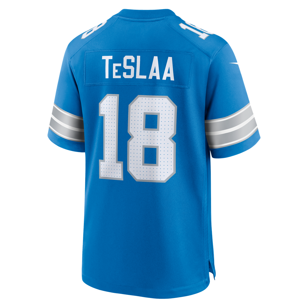 Isaac TeSlaa Detroit Lions Alternate Game Player Jersey - Black