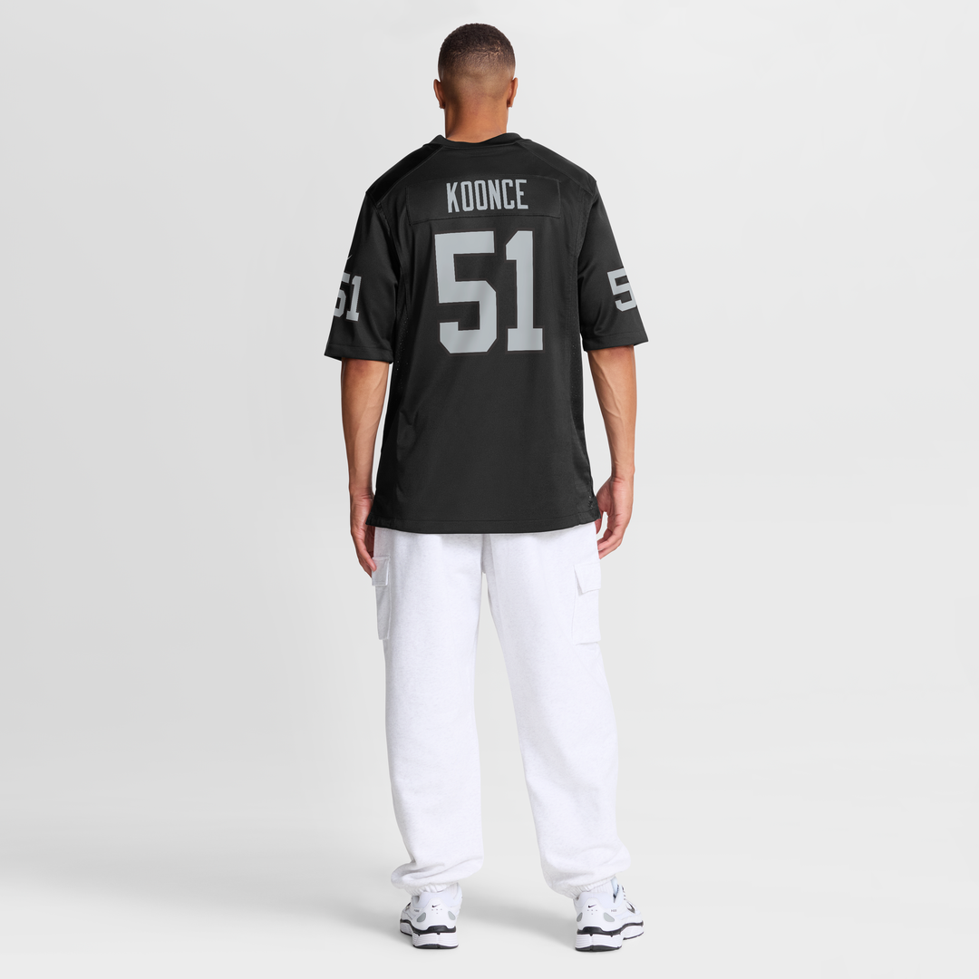 Malcolm Koonce Las Vegas Raiders Game Jersey - Black
