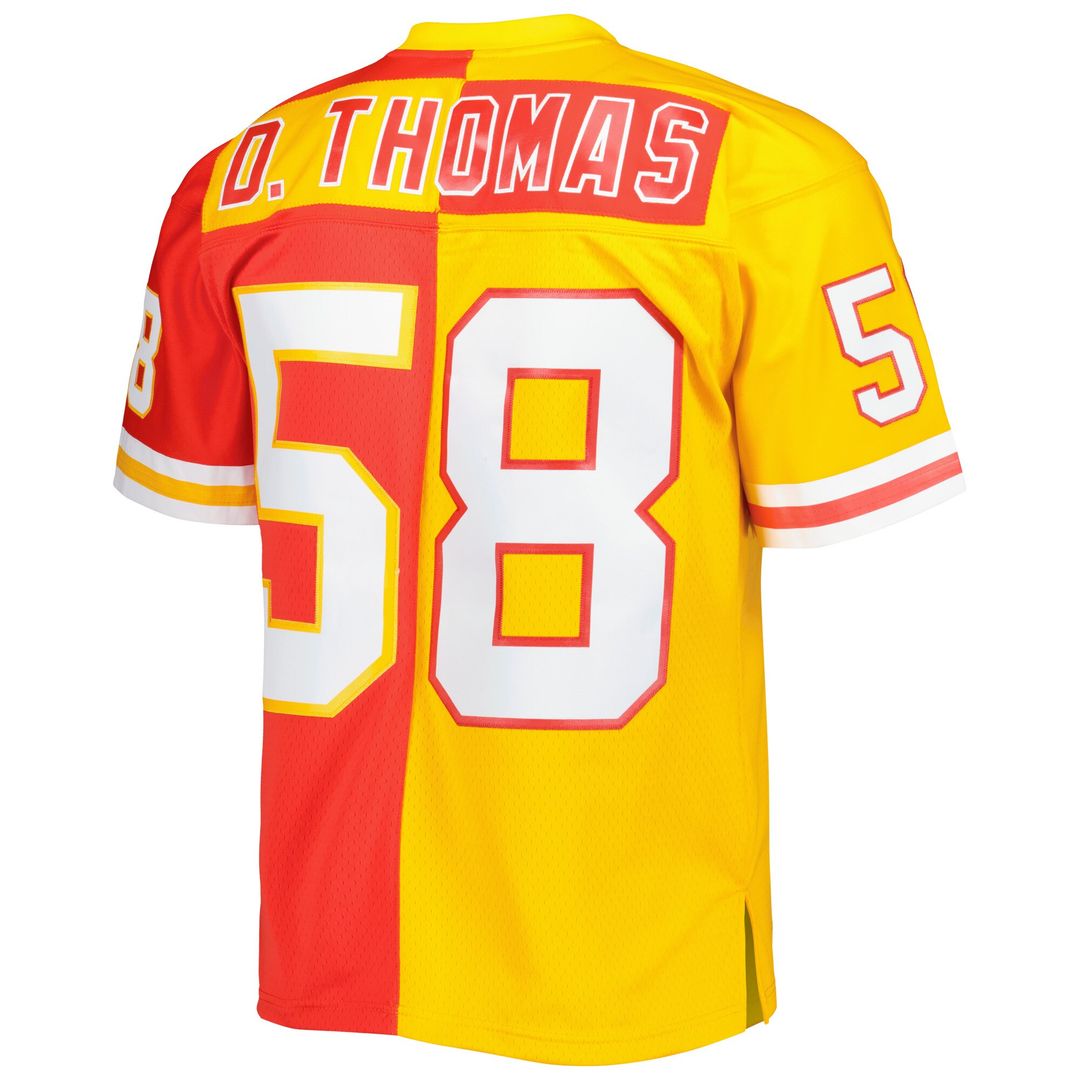 Derrick Thomas Kansas City Chiefs 1994 Split Legacy Replica Jersey - Red/Gold