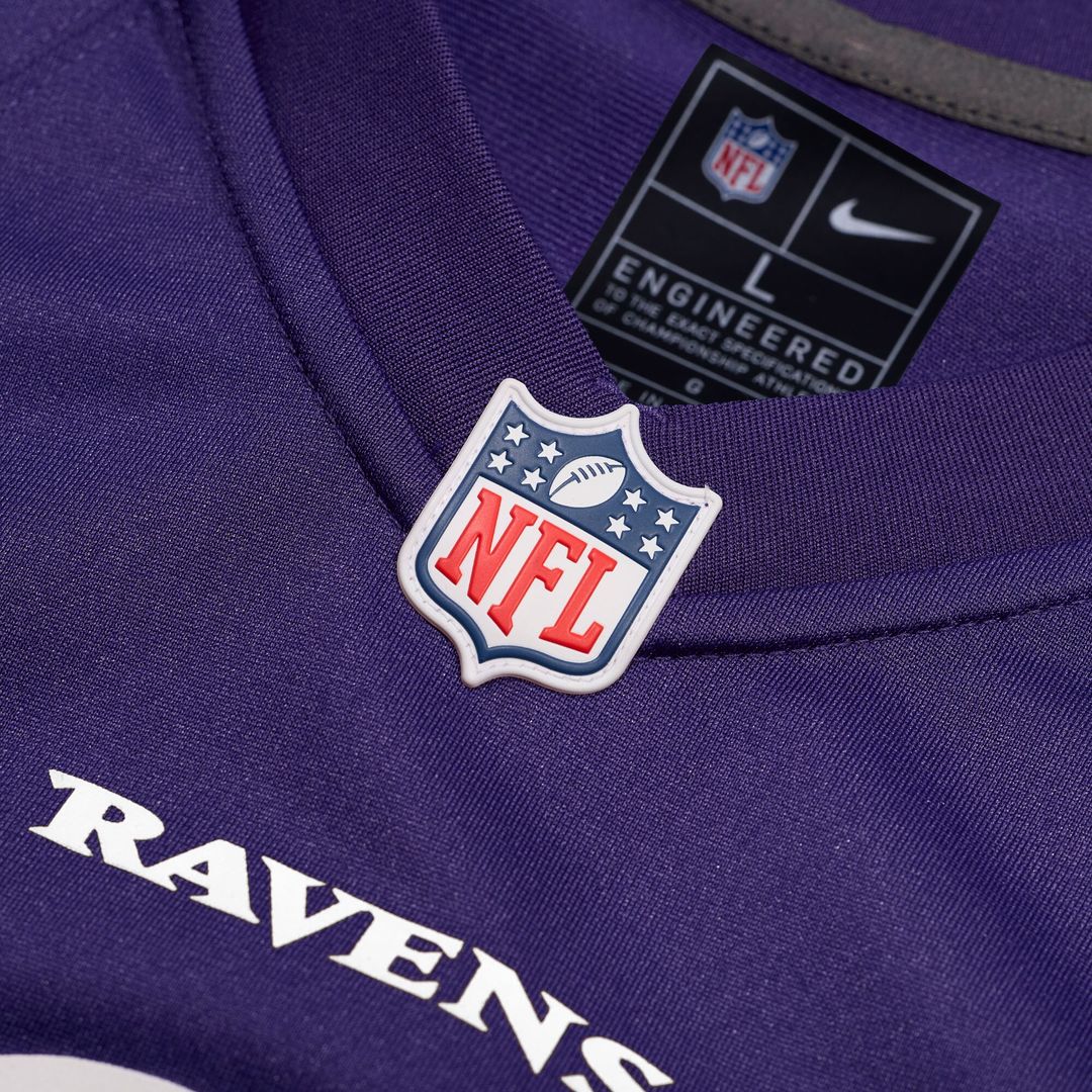 Roger Rosengarten Baltimore Ravens Team Game Jersey - Purple