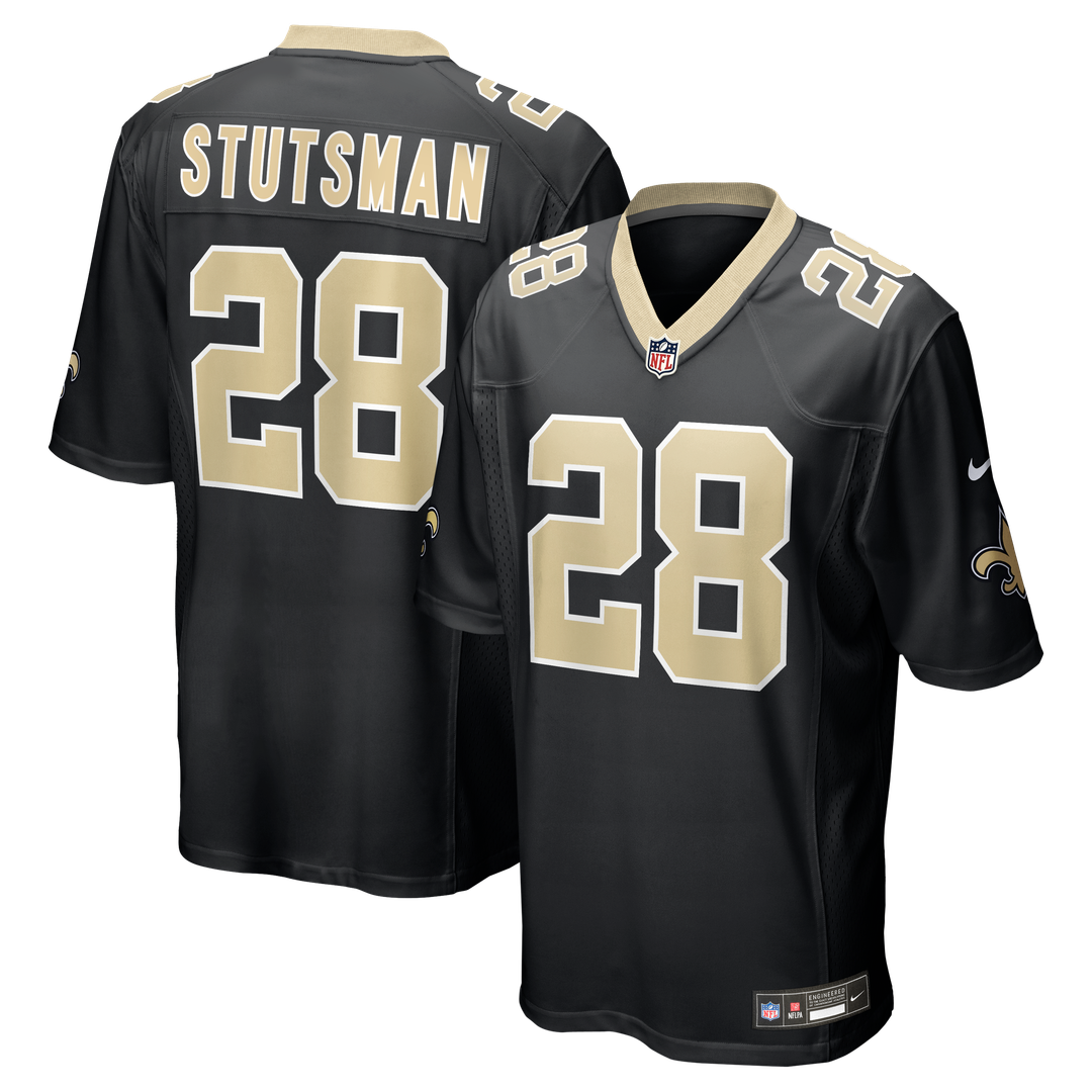 Danny Stutsman New Orleans Saints Team Game Jersey - Black