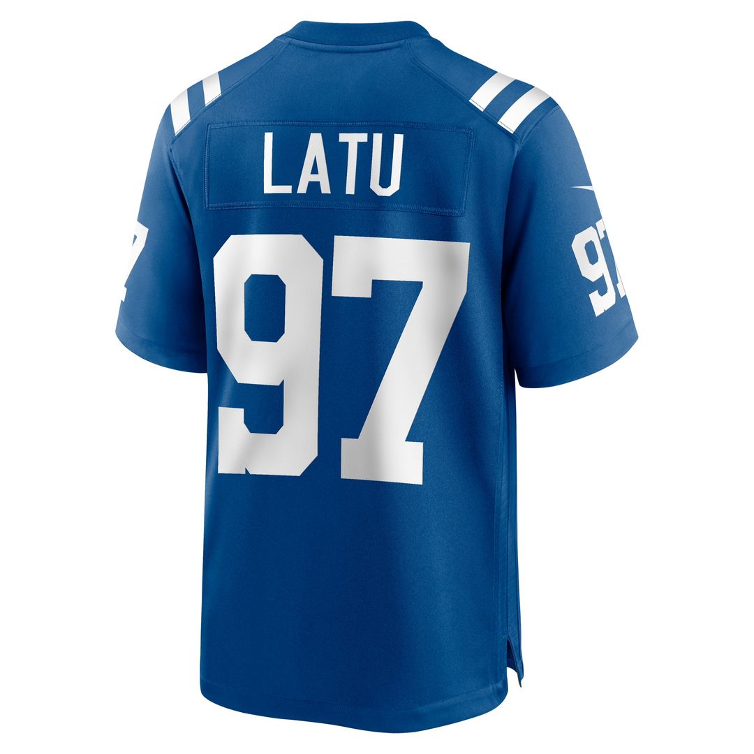 Laiatu Latu Indianapolis Colts Player Game Jersey - Royal