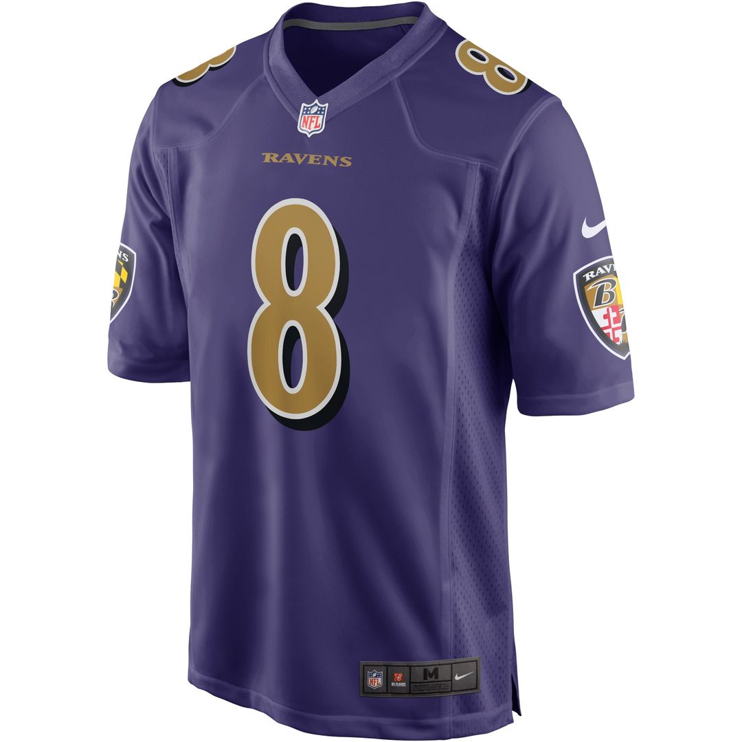Lamar Jackson Baltimore Ravens Game Jersey - White