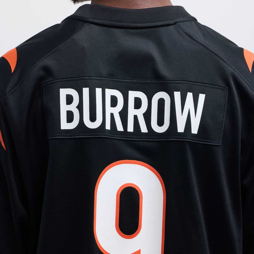Joe Burrow Cincinnati Bengals Alternate Game Jersey - Orange