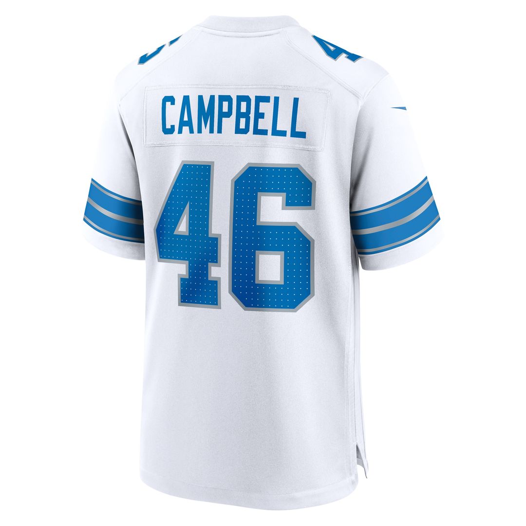 Jack Campbell Detroit Lions Game Jersey - Blue