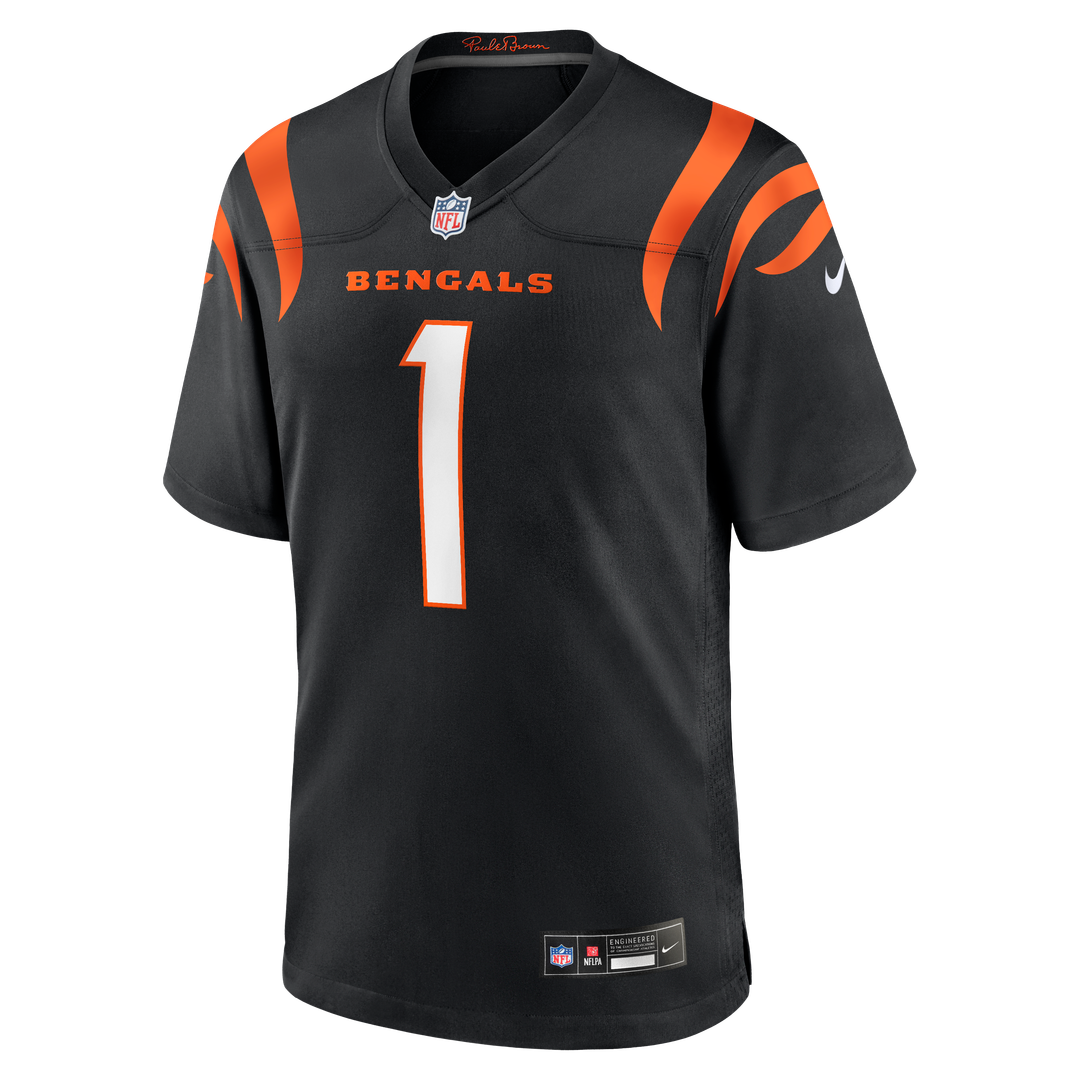Ja'Marr Chase Cincinnati Bengals Game Jersey - Black