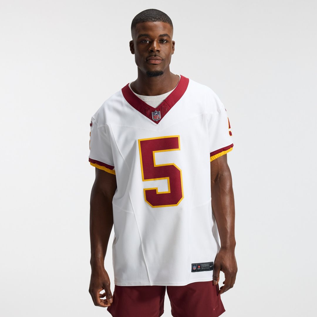 Jayden Daniels Washington Commanders Alternate 2 Super Bowl Era Vapor F.U.S.E. Elite Jersey - White