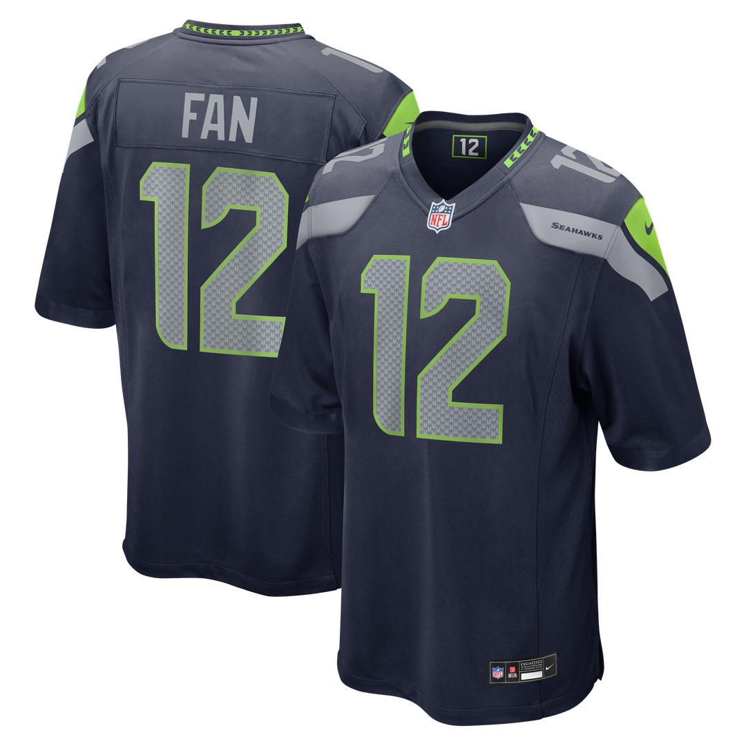 12s Seattle Seahawks Team Game Jersey - College Navy