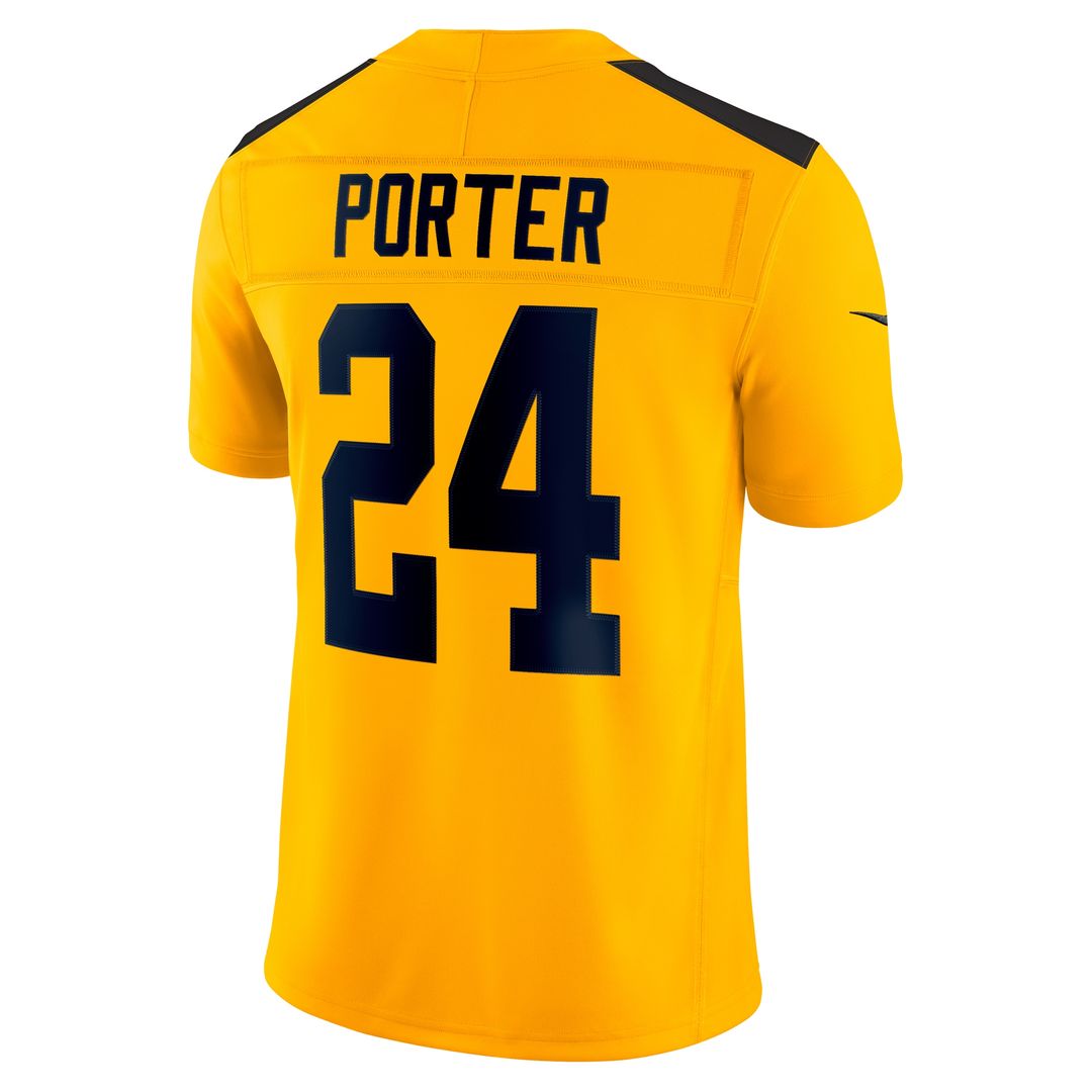 Joey Porter Jr. Pittsburgh Steelers Alternate 1933 Throwback Vapor F.U.S.E. Limited Jersey - Gold