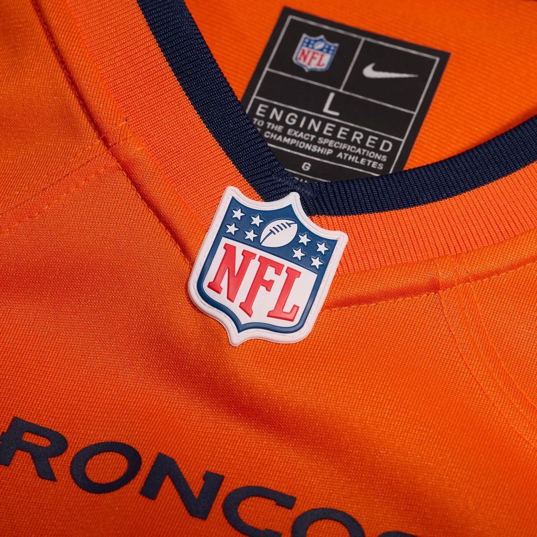 Devon Key Denver Broncos Team Game Jersey - Orange