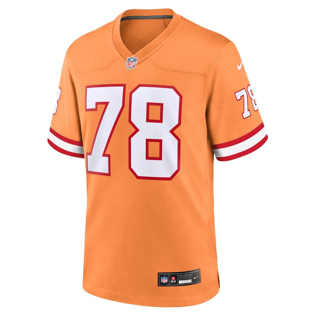 Tristan Wirfs Tampa Bay Buccaneers Alternate Game Jersey - Orange