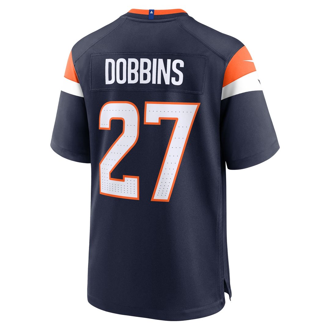 J.K. Dobbins Denver Broncos Team Game Jersey - Orange