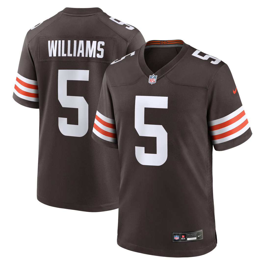 Quincy Williams Cleveland Browns Team Game Jersey - Brown